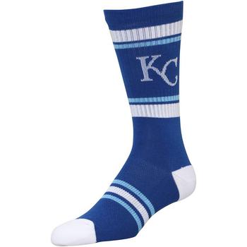 推荐Men's Royal Kansas City Royals Stripe Crew Socks商品