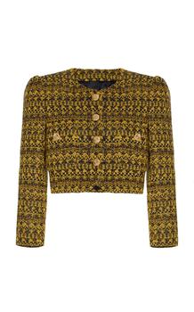 推荐Alessandra Rich - Women's Sequined Tweed Boxy Jacket - Multi - IT 36 - Moda Operandi商品