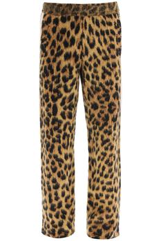 Palm Angels | Palm Angels Leopard Jacquard Knit Pants商品图片,8.5折