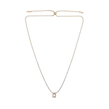 商品Ettika Jewelry | Minimal Glass 18K Gold Plated Adjustable Necklace,商家Macy's,价格¥430图片