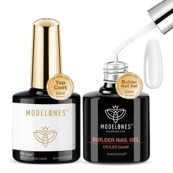 MODELONES | 7合1建构胶(透明色)&封层套装10ml,商家MODELONES,价格¥54