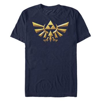 Nintendo | Nintendo Men's Legend of Zelda 3D Crest Short Sleeve T-Shirt商品图片,独家减免邮费
