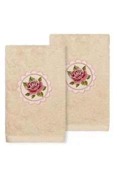 Linum Home Textiles | Rosalee - Embroidered Luxury Hand Towels - Set of 2,商家Nordstrom Rack,价格¥300