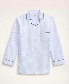 Brooks Brothers | Cotton Oxford Stripe Pajamas商品图片,5折