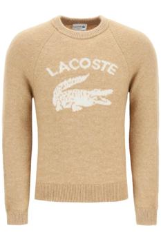 Lacoste | Lacoste Logo Intarsia Alpaca Blend Sweater商品图片,8.7折
