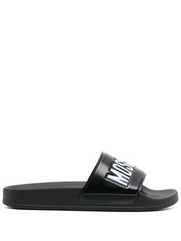 推荐Slide sandals with logo商品