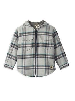 商品Hatley | Little Boy's & Boy's Stripes Lined Hooded Jacket,商家Saks Fifth Avenue,价格¥556图片