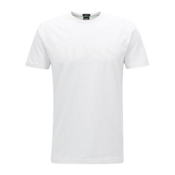 推荐Hugo Boss 雨果博斯 男士白色棉质圆领短袖T恤 50383451-100商品