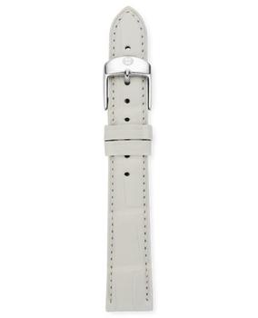 商品Michele | Michele 16mm White Alligator Leather Strap with Buckle MS16AA010100,商家WatchMaxx,价格¥1147图片