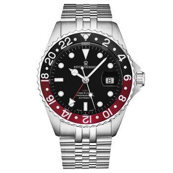 Revue Thommen | Revue Thommen Diver GMT Automatic Black Dial Mens Watch 17572.2236商品图片,2.8折, 满$275减$25, 满减