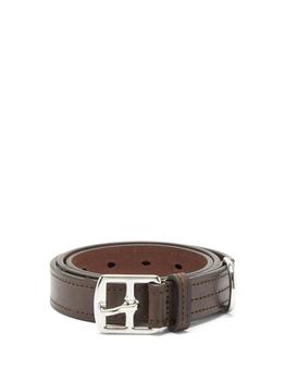 product Topstitched leather belt image