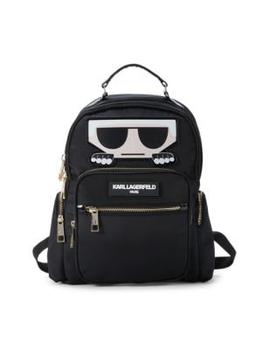 Karl Lagerfeld Paris | Appliqué Travel Backpack商品图片,4.4折, 满$150享7.5折, 满折
