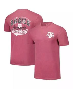 Image One | Men's Maroon Texas A M Aggies Baseball Comfort Colors T-Shirt,商家Macy's,价格¥262