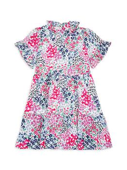 推荐Baby's, Little Girl's & Girl's Ruffled Floral Print Dress商品