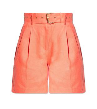 Michael Kors | Michael Michael Kors Linen Belted Shorts商品图片,额外9折, 额外九折