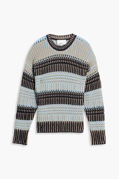 3.1 Phillip Lim | Striped jacquard-knit sweater商品图片,4折