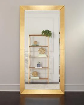 Ishana Gold Leaf Floor Mirror,商家Neiman Marcus,价格¥9156