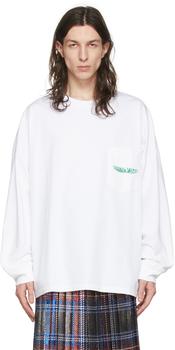 Martine Rose | White Cotton T-Shirt商品图片,6.7折