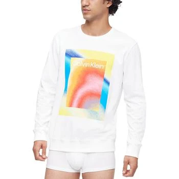 推荐Calvin Klein Mens Pride Logo Crewneck Sweatshirt商品