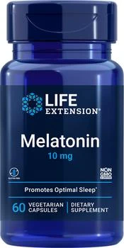 Life Extension | Life Extension Melatonin - 10 mg (60 Vegetarian Capsules),商家Life Extension,价格¥120