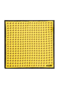 Moschino | Moschino Logo Printed Pocket Square 7.6折, 独家减免邮费
