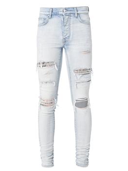 了解amiri牛仔裤, AMIRI | Hibiscus Artpatch Skinny商品图片 6折