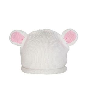 商品Melange Collection | Unisex Knit Cotton Polar Bear Baby Hat,商家Bloomingdale's,价格¥196图片