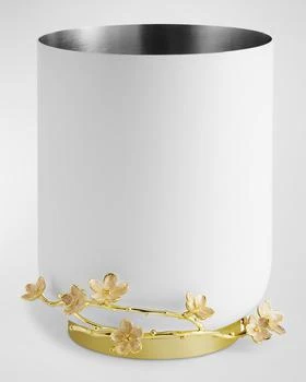 Michael Aram | Cherry Blossom Waste Basket,商家Neiman Marcus,价格¥2454