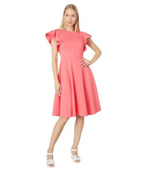 kate spade连衣裙, Kate Spade | Flutter Sleeve Ponte Dress商品图片 4.4折