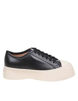 Marni | MARNI LEATHER LACE-UP SNEAKERS 6.6折