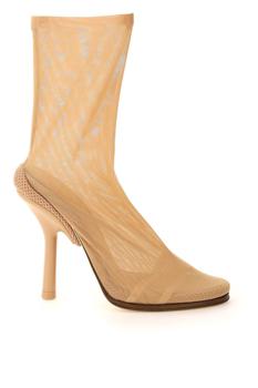 Burberry | STRETCH TULLE SOCK ANKLE BOOTS商品图片,额外7折, 额外七折