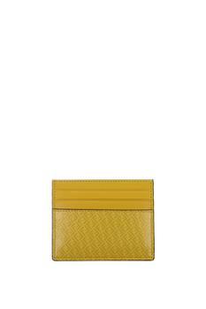 芬迪男包真假, Fendi | Document holders Leather Yellow Sunflower商品图片 6.5折