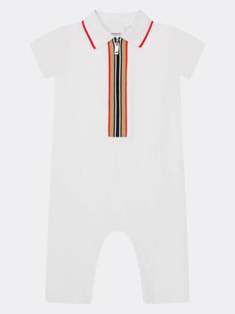 商品Burberry | Burberry White Baby Unisex Cotton Polo Shortie,商家Childsplay Clothing,价格¥1322图片