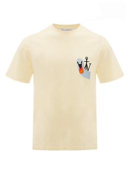 推荐Swan Embroidered Logo T-Shirt商品