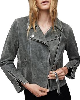 ALL SAINTS | Neve Crackle Leather Biker Jacket商品图片,独家减免邮费