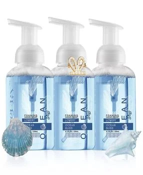 Lovery | Hand Foaming Soap in Ocean Bliss, Moisturizing Hand Soap with Flawless Crystal Heart Bracelet - Hand Wash Set, 4 Piece,商家Macy's,价格¥228