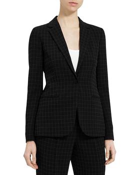 theory西装是什么牌子, Theory | Staple Checkered Blazer商品图片 