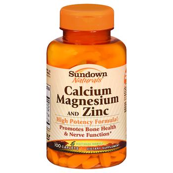 商品Calcium, Magnesium and Zinc, Caplets图片