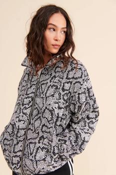 推荐UO Nathan Animal Print Jacket商品