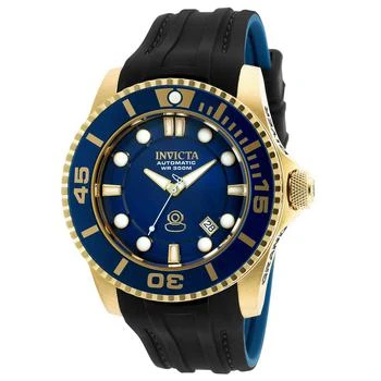 推荐Invicta Men's Automatic Watch - Grand Diver Blue Dial Silicone Strap Date | 20203商品