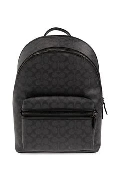推荐Coach Logo Detailed Zipped Backpack商品