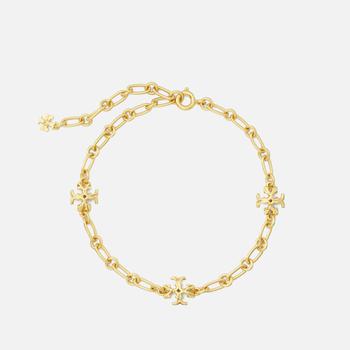 推荐Tory Burch Roxanne Gold-Tone Brass Chain Bracelet商品