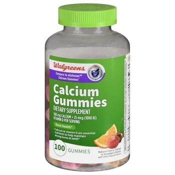 Walgreens | Calcium 500 mg Gummies Natural Cherry, Orange & Strawberry,商家Walgreens,价格¥97