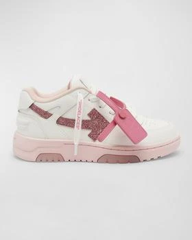 Off-White | Girl's Out Of Office Glitter Low-Top Sneakers, Toddler/Kids 