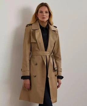 Ralph Lauren | Women's Belted Water-Resistant Trench Coat, P/XS-XX,商家Macy's,价格¥824