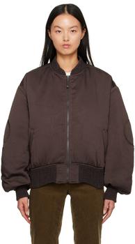 Acne Studios | Brown Insulated Bomber Jacket商品图片,