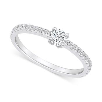 商品Macy's | Diamond Engagement Ring (1/2 ct. t.w.) in 14k Gold,商家Macy's,价格¥15451图片