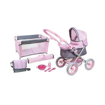 Lissi Dolls | Lissi Combo Baby Doll Play Set with Accessories, 11 Pieces,商家Macy's,价格¥372