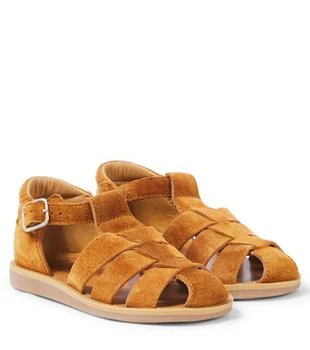 Pom d'Api | Poppy Daddy绒面革凉鞋,商家MyTheresa CN,价格¥732