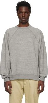 Nanamica | Gray Raglan Sweatshirt 5.6折